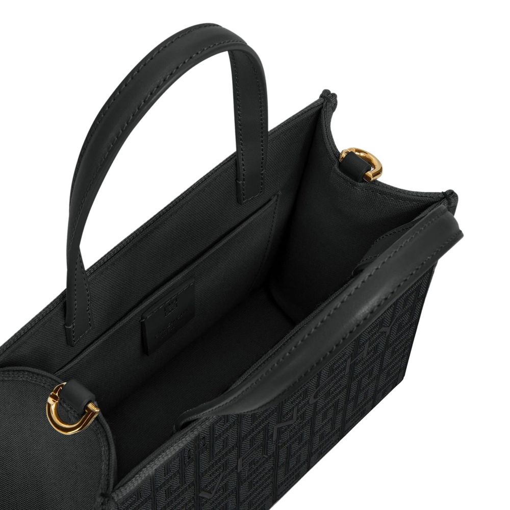 Sac fourre-tout en coton noir