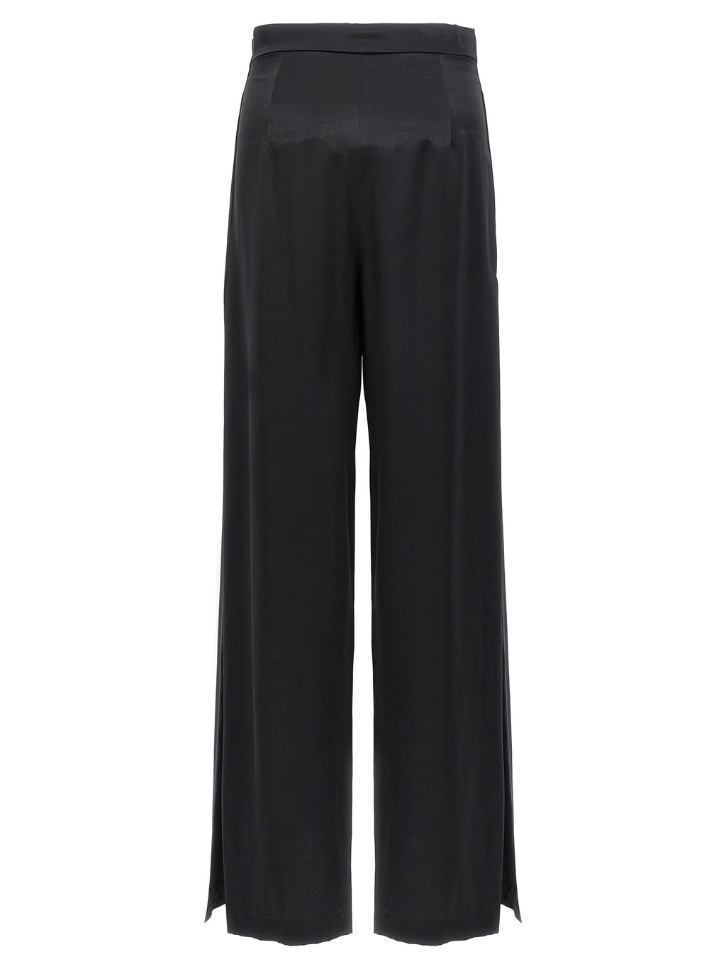 Pantalon en soie noire