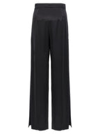 Pantalon en soie noire