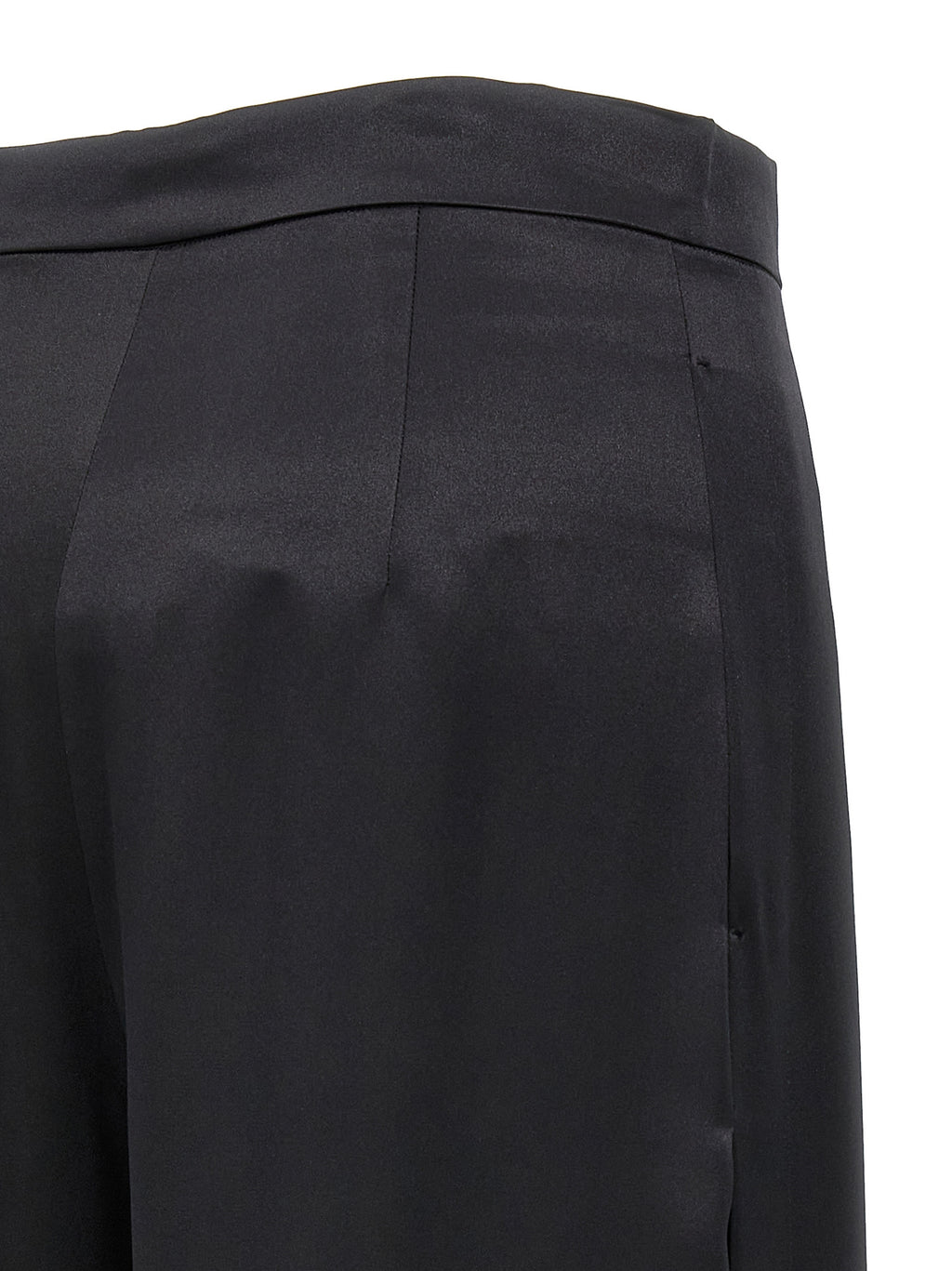 Pantalon en soie noire