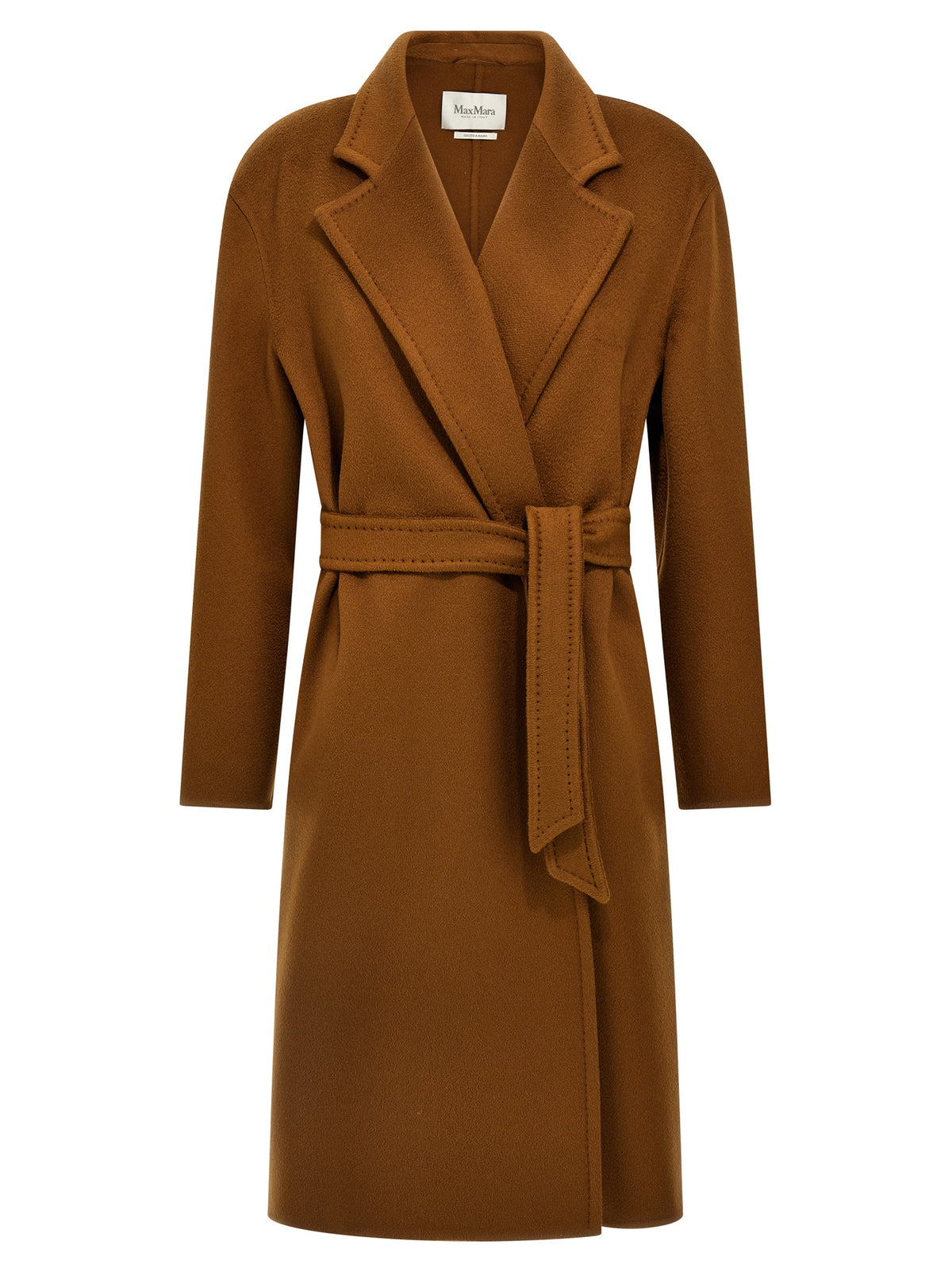 Manteau en cachemire marron