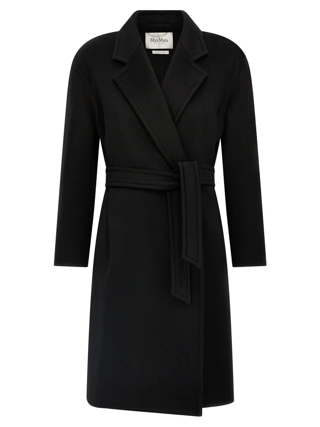 Manteau en cachemire noir