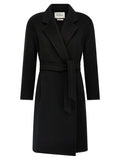 Manteau en cachemire noir