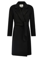 Manteau en cachemire noir