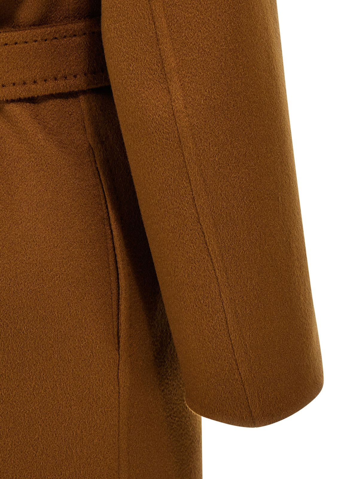 Manteau en cachemire marron