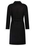 Manteau en cachemire noir