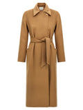 Manteau en cachemire marron