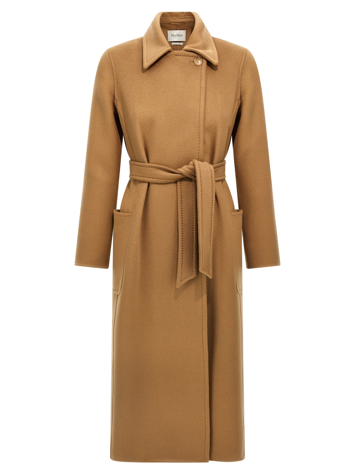 Manteau en cachemire marron