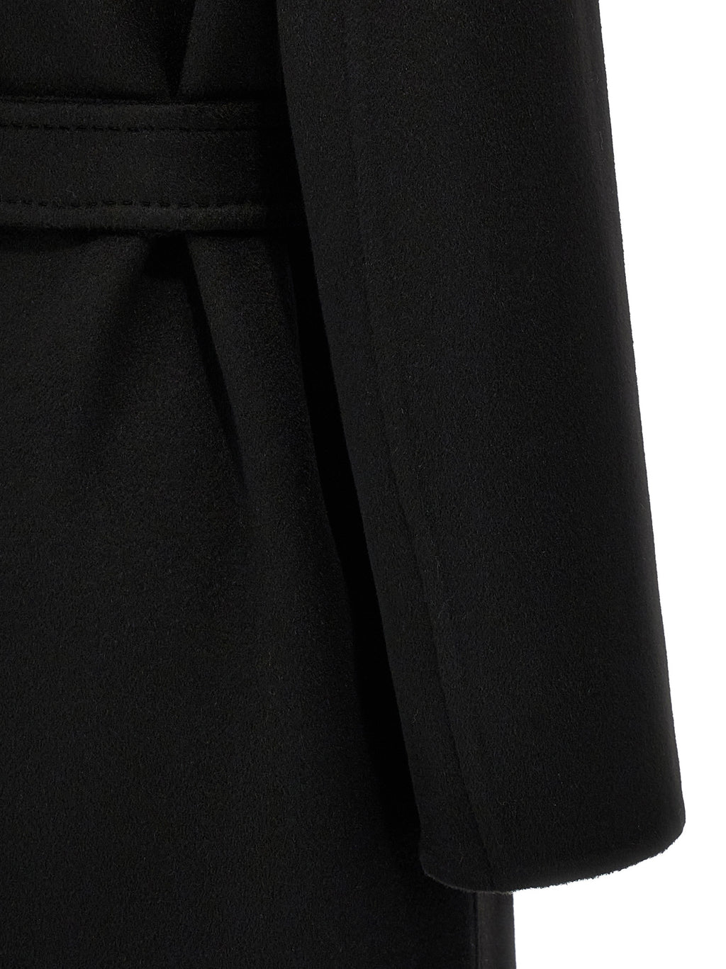 Manteau en cachemire noir
