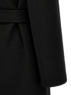 Manteau en cachemire noir