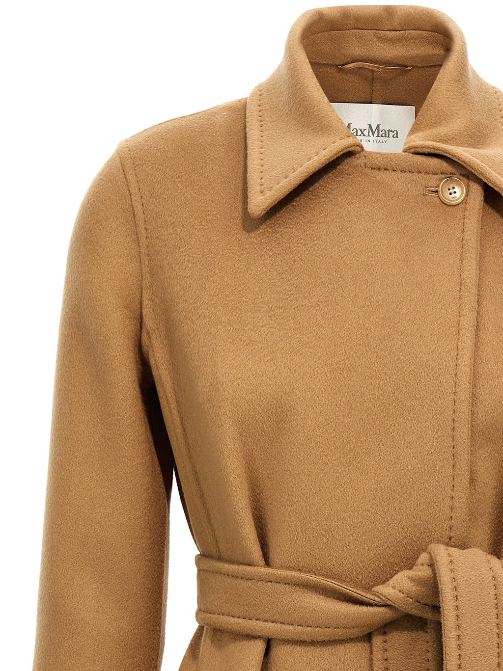 Manteau en cachemire marron