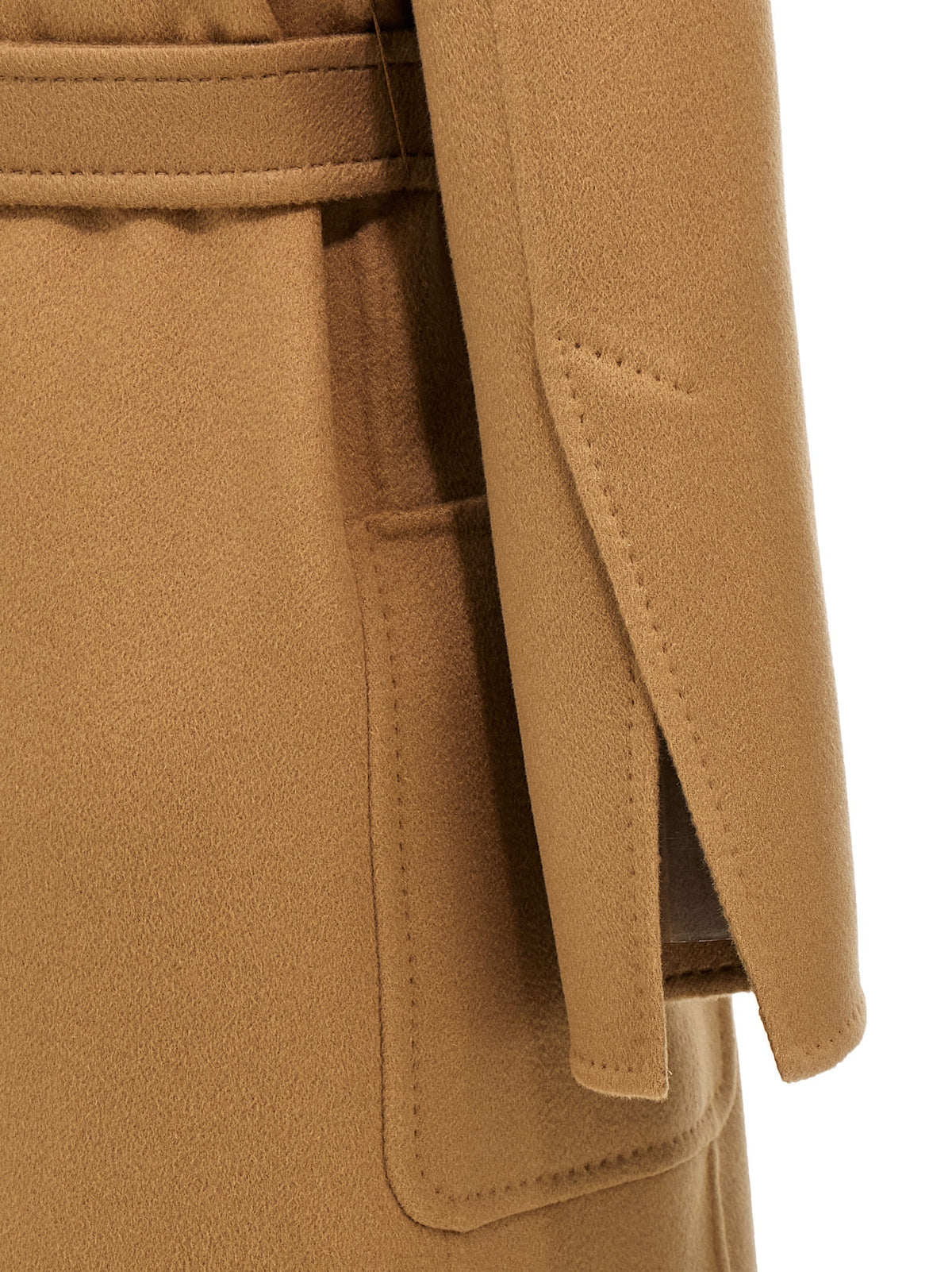 Manteau en cachemire marron