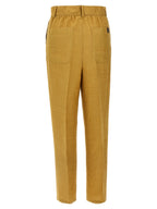 Gold Linen Trousers