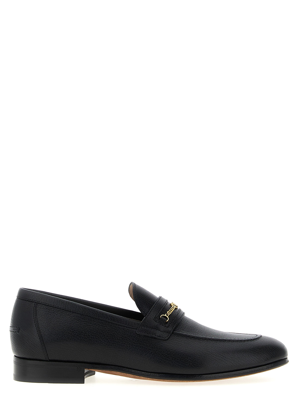 Black Leather Loafers