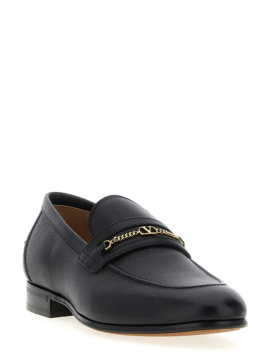 Mocassins en cuir noir