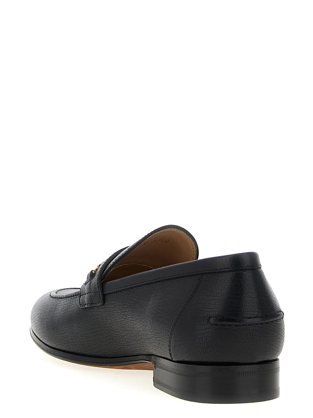 Mocassins en cuir noir