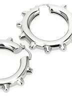 Silver Brass Earrings