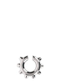 Boucles d'oreilles en laiton argenté