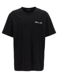 White and Black Cotton T-Shirt