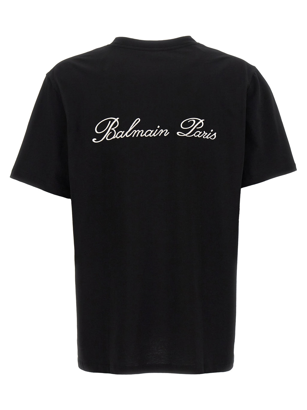 White and Black Cotton T-Shirt