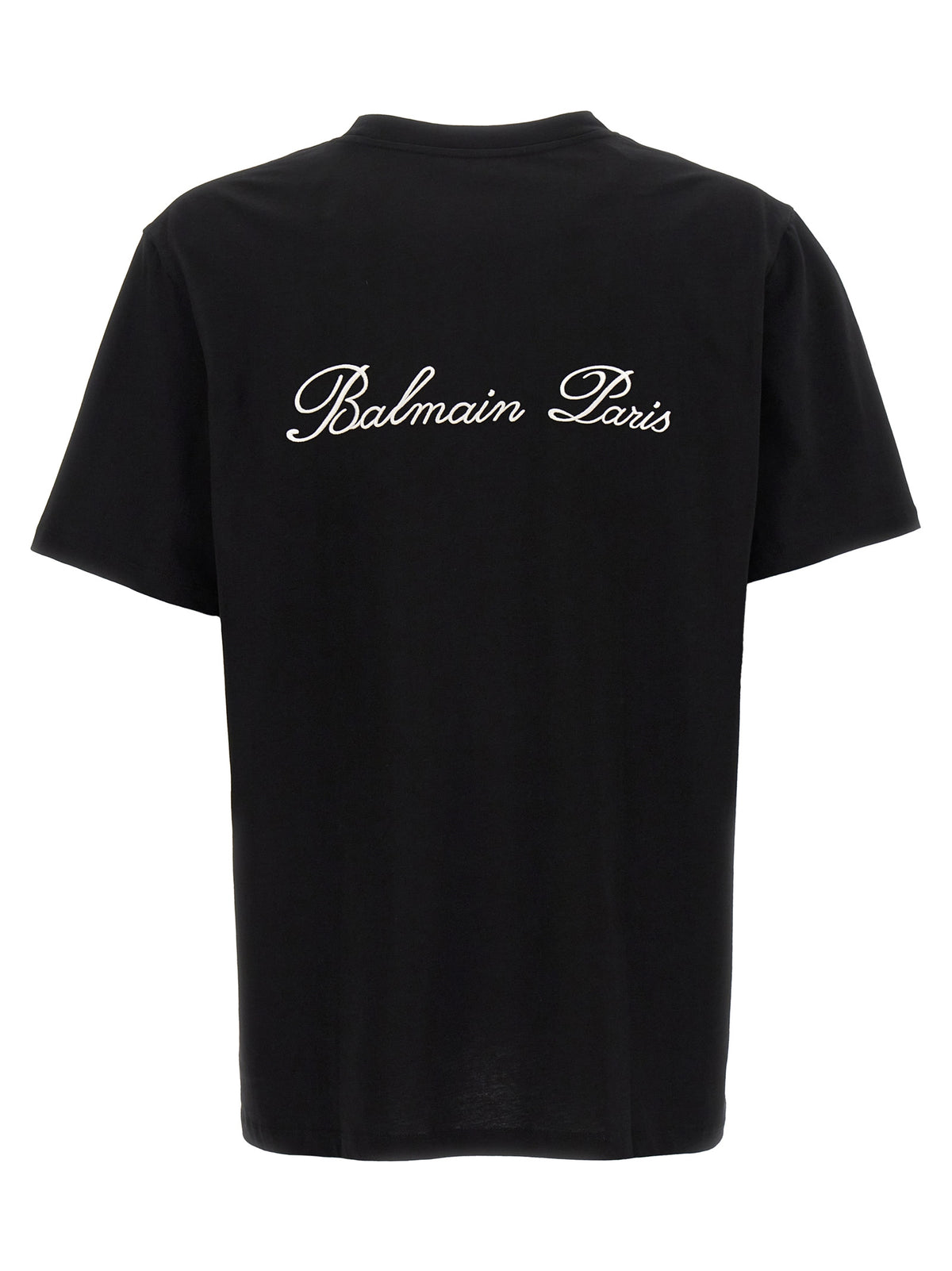 White and Black Cotton T-Shirt
