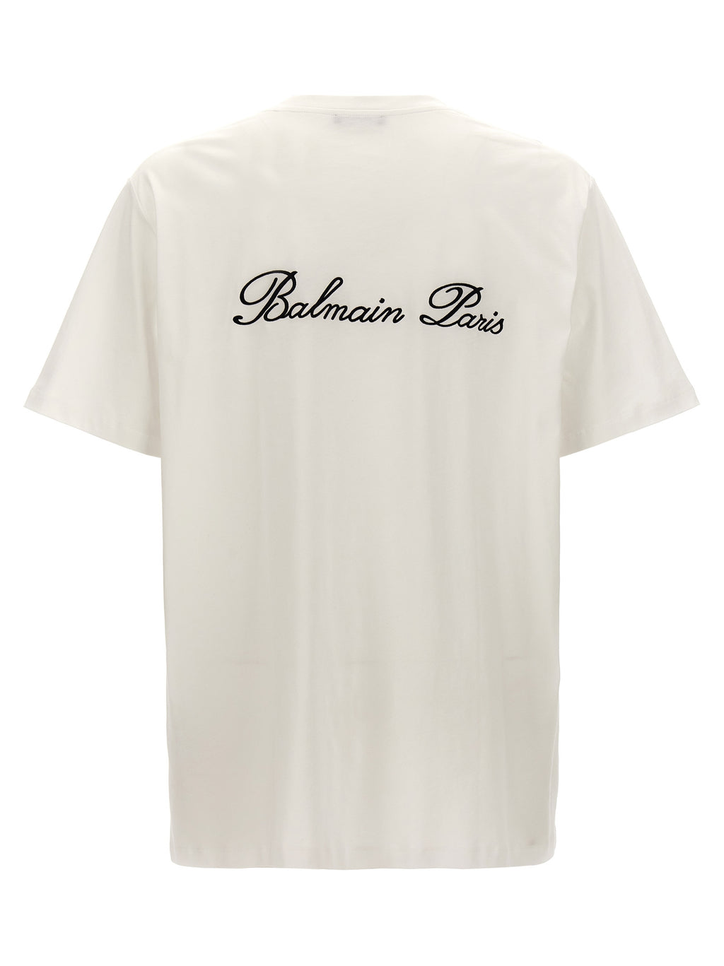 T-shirt en coton blanc et noir
