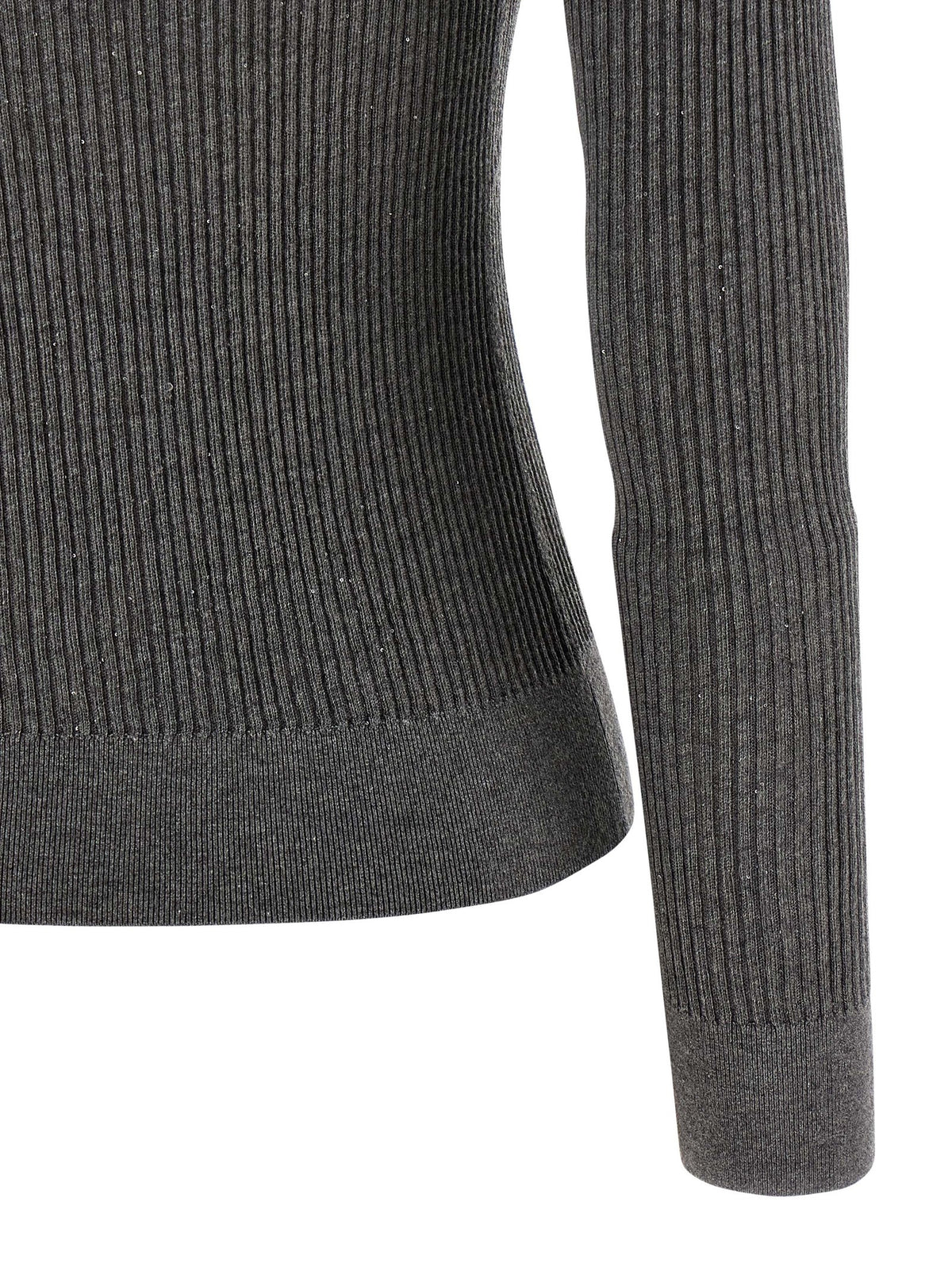 Grey Silk Cardigan