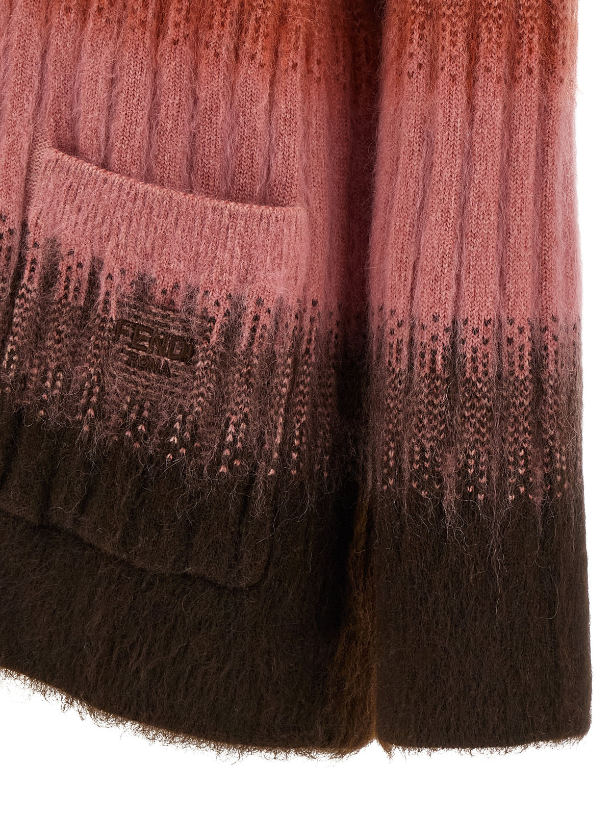Cardigan en laine multicolore