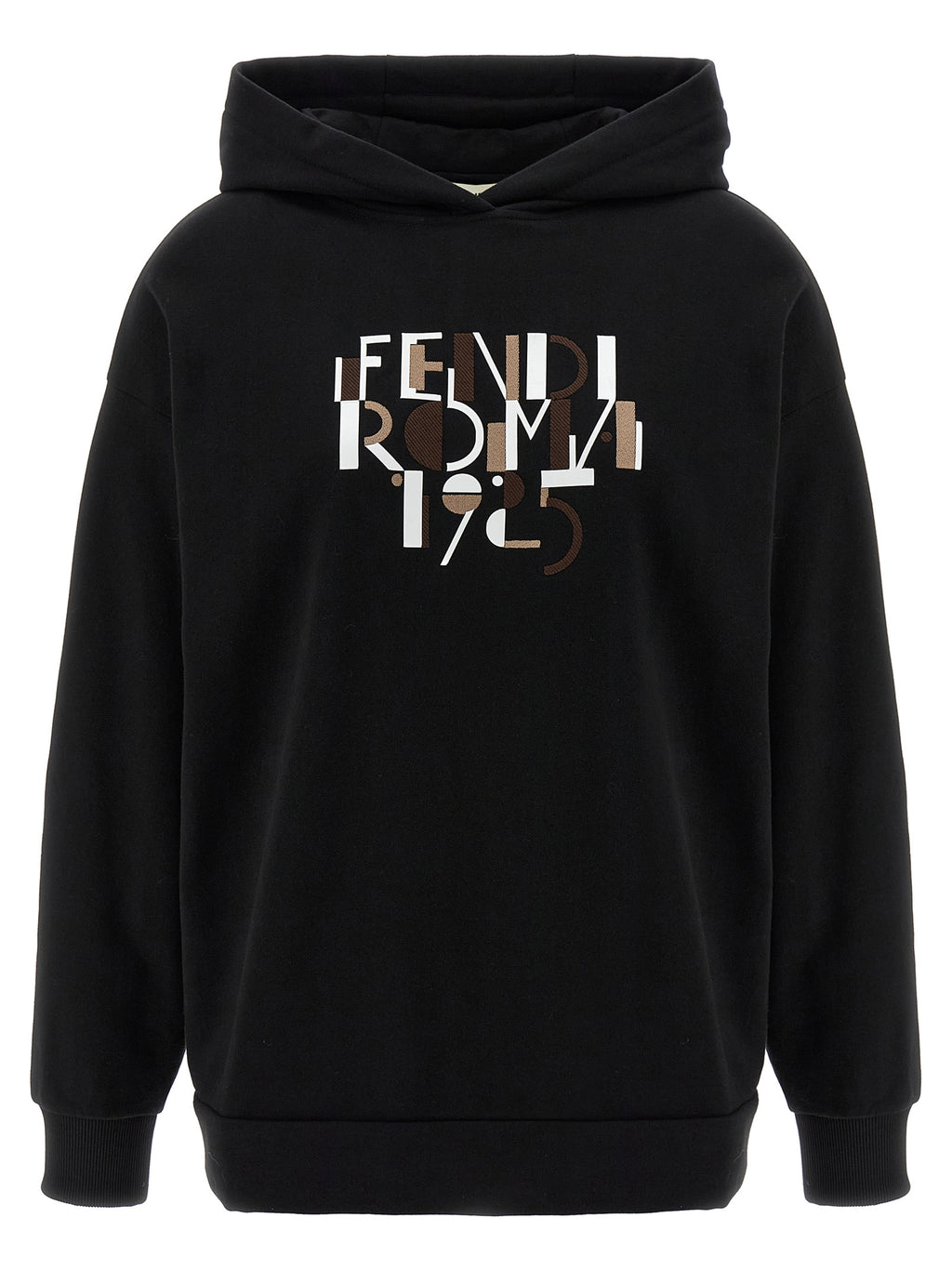 Sweat-shirt en coton noir