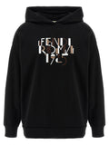 Sweat-shirt en coton noir