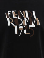 Sweat-shirt en coton noir