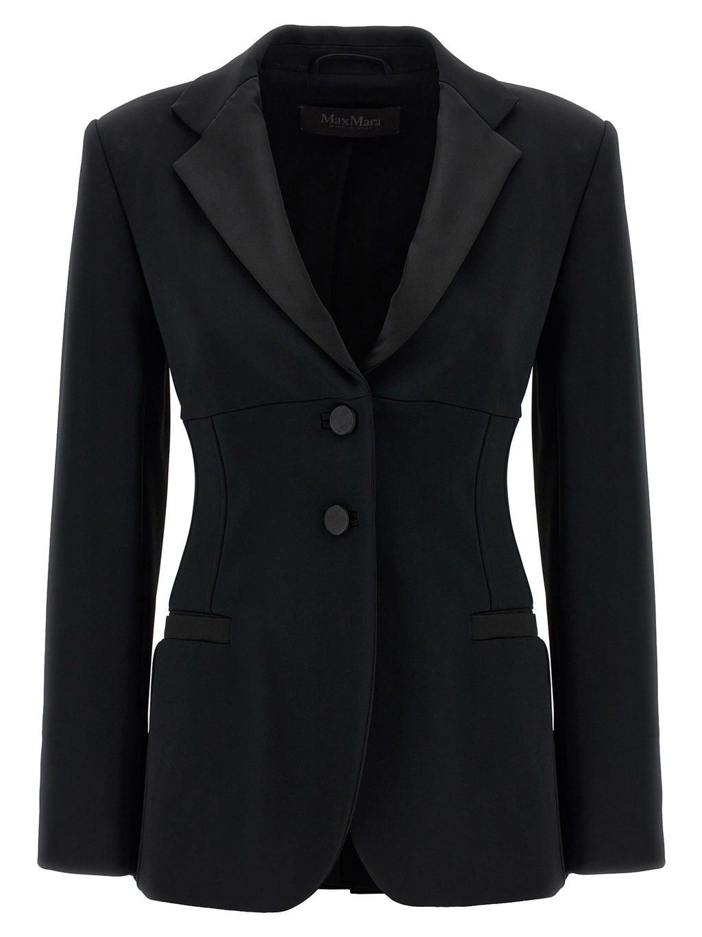 Blazer en viscose noir