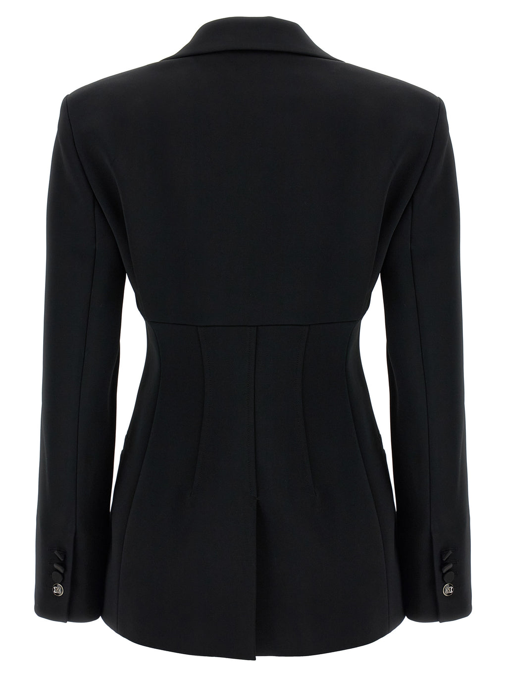 Blazer en viscose noir