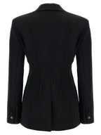 Blazer en viscose noir