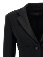 Blazer en viscose noir