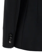Blazer en viscose noir