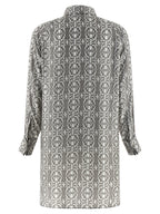 Robe en soie – Gris