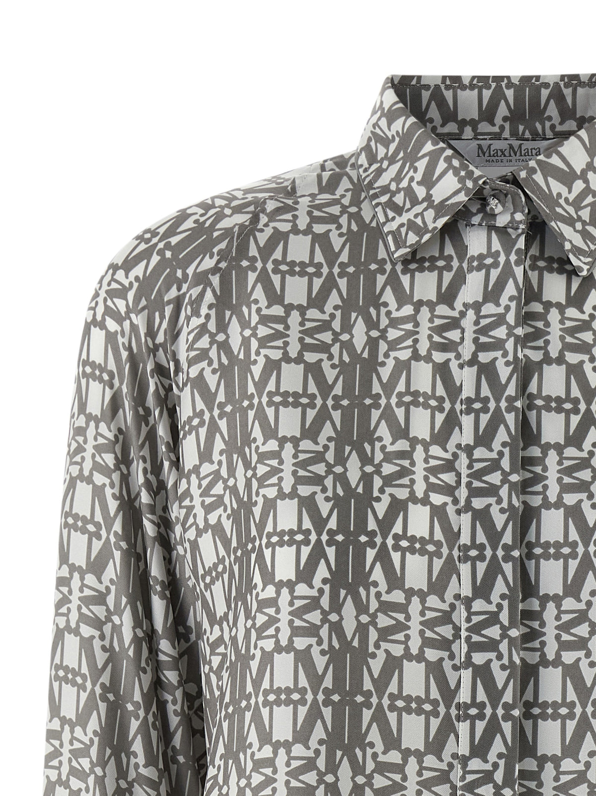 Robe en soie – Gris