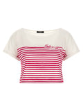 T-shirt en coton fuchsia