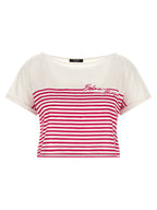 T-shirt en coton fuchsia