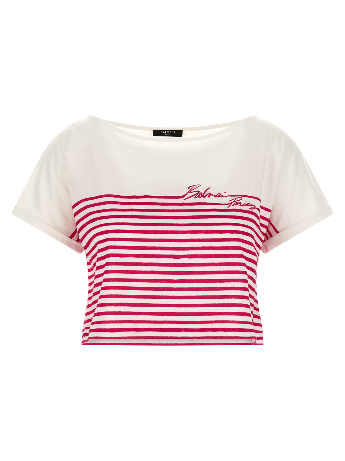 T-shirt en coton fuchsia