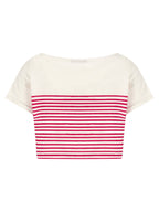T-shirt en coton fuchsia