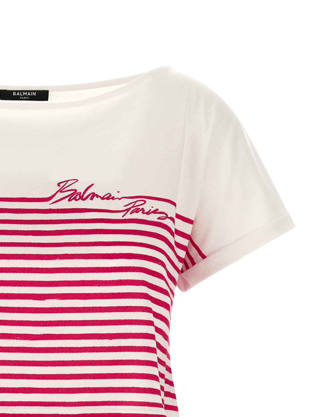 T-shirt en coton fuchsia