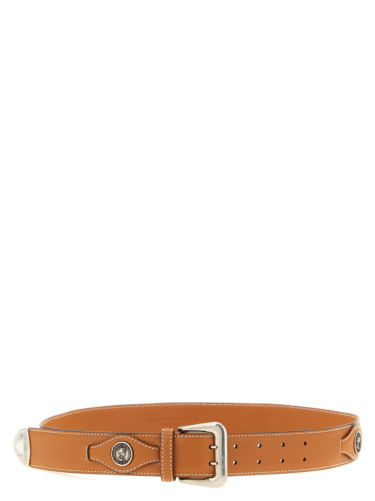 Ceinture en cuir marron