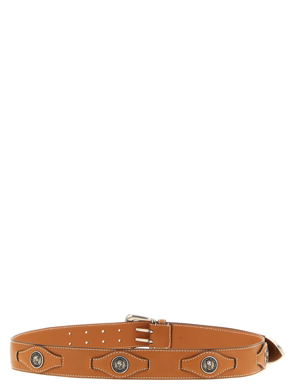 Ceinture en cuir marron