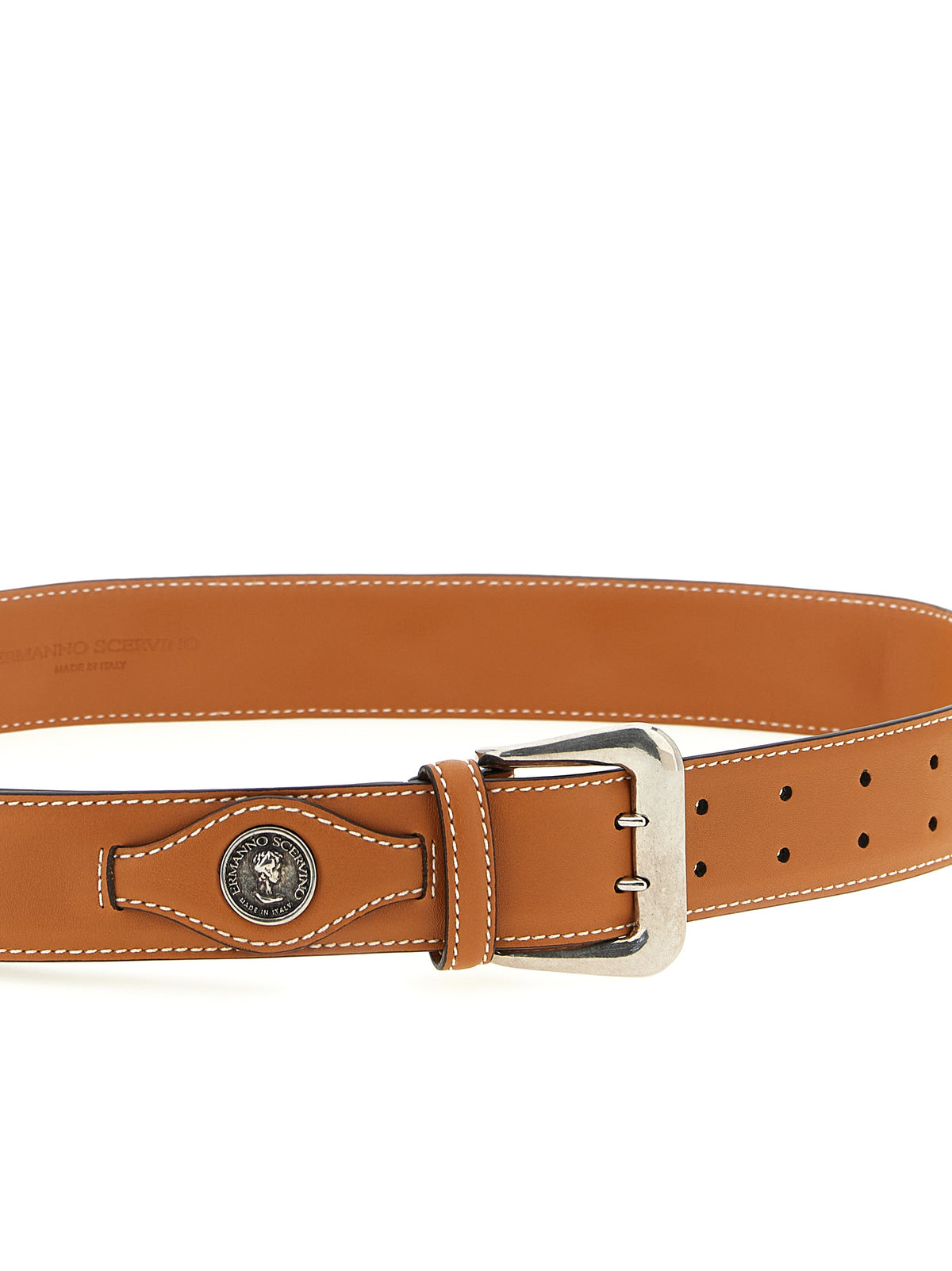 Ceinture en cuir marron
