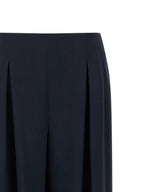 Pantalon en soie bleu
