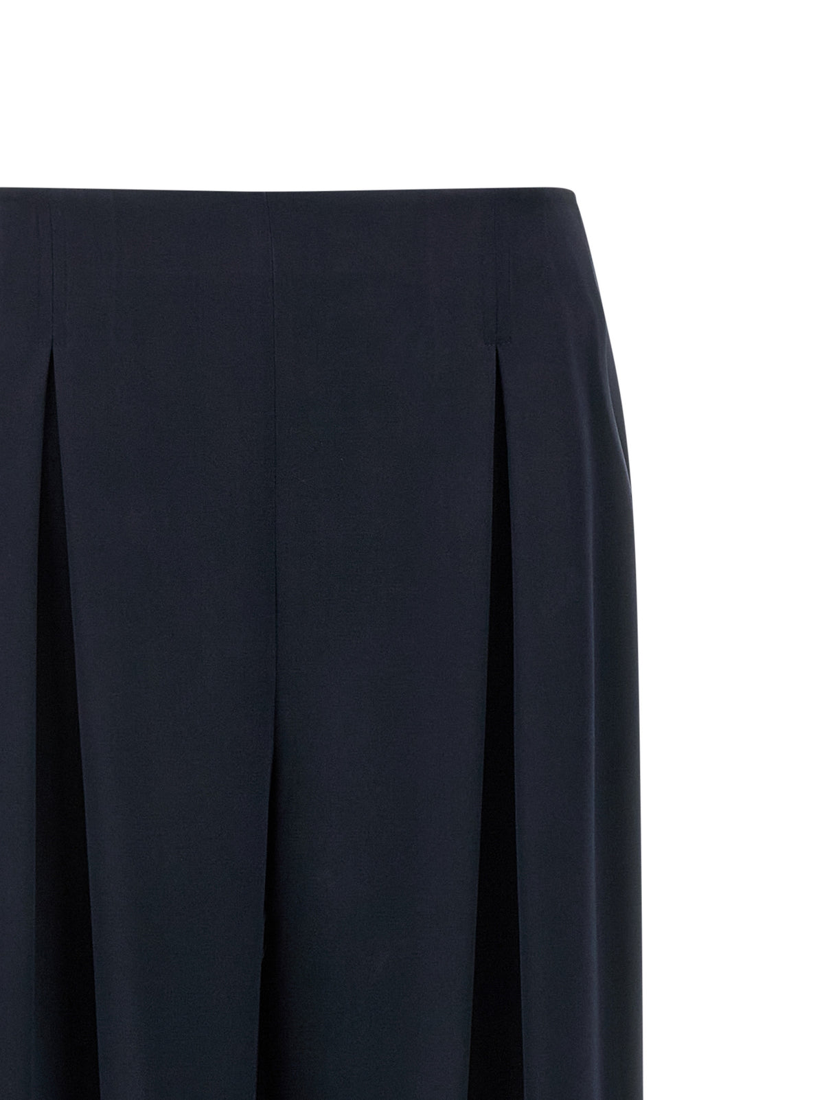 Pantalon en soie bleu