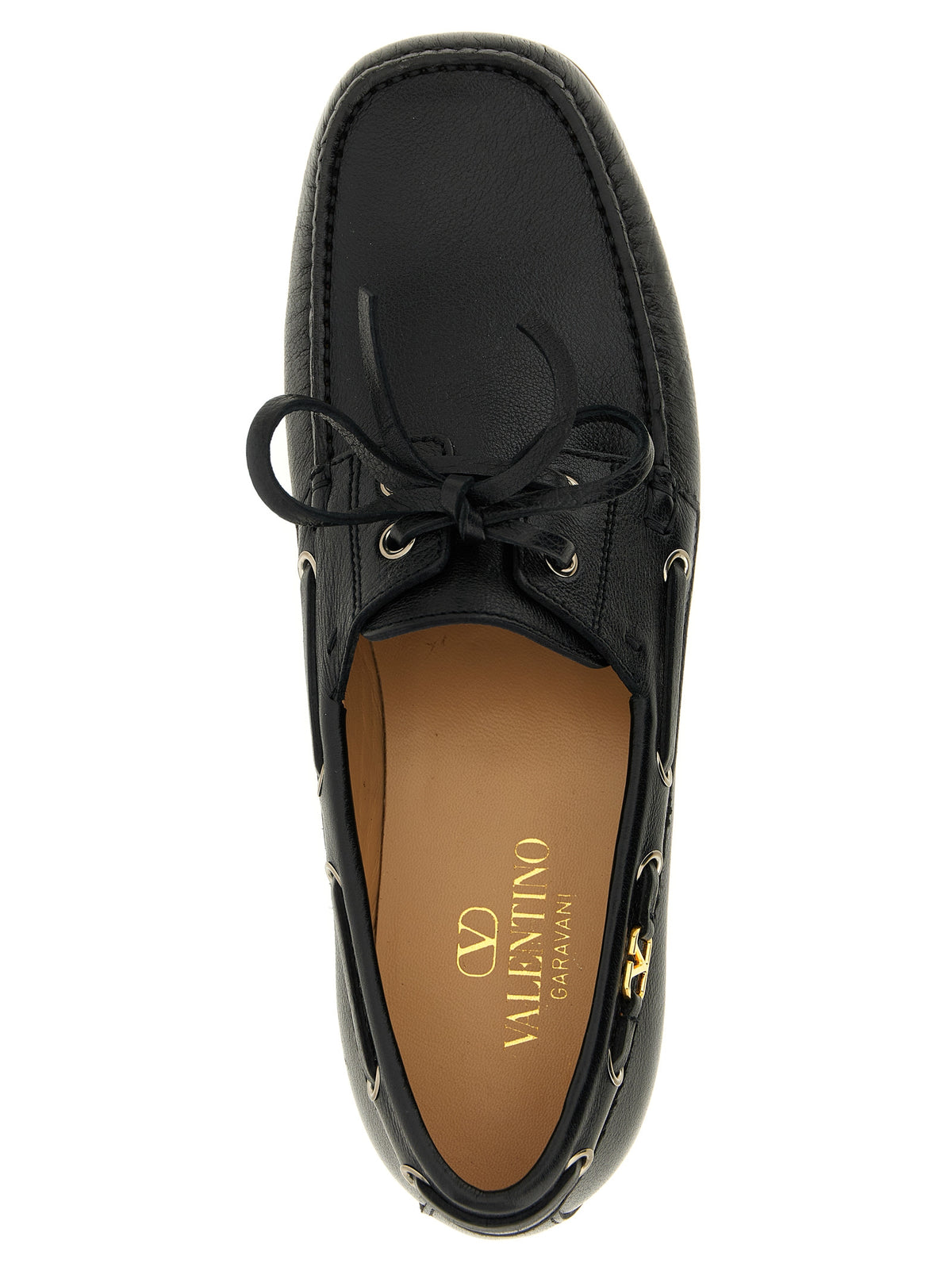 Mocassins en cuir noir