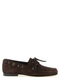 Mocassins en daim marron